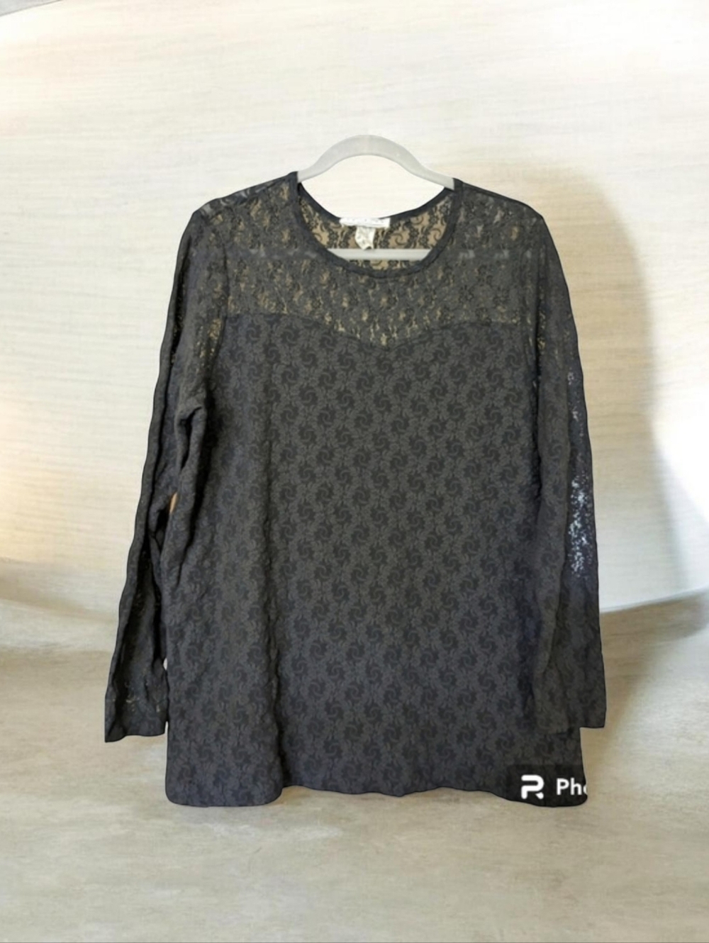 Venezia Vintage Stretch Lace Sweetheart Blouse